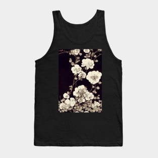 Beautiful White Floral pattern, for all those who love flowers #65 Tank Top